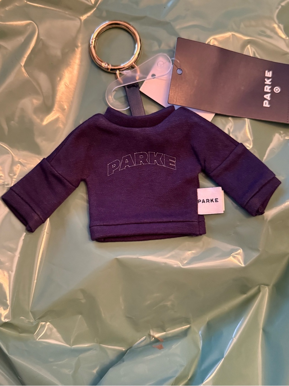 NWT PARKE x Target Mockneck Sweater Keychain